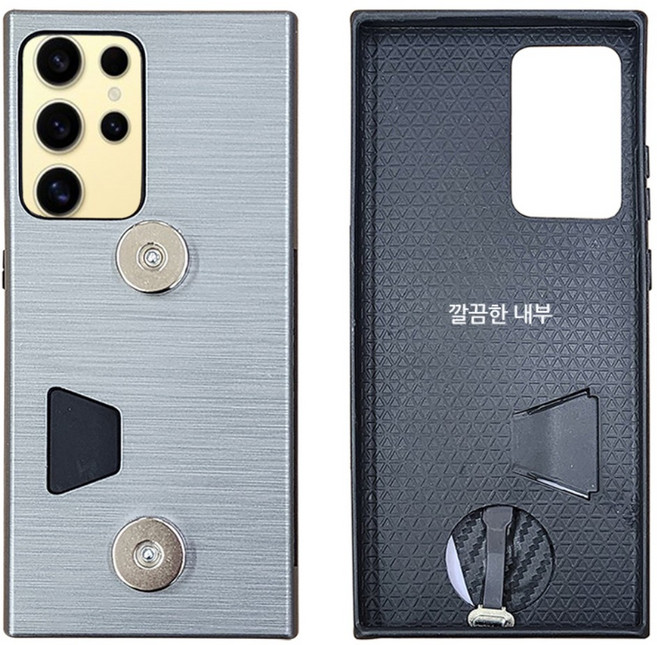 라이더 배달용 오토바이 자석충전 거치대 호환 C타입 범퍼케이스, 상세페이지 참조, 갤럭시 노트10 (N971)_블랙