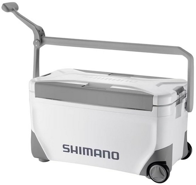 Shimano (SHIMANO) 쿨러 박스 스페이서 라이트 25L 캐스터 NS-E25Y 그레이, 1개, 상세페이지 참조