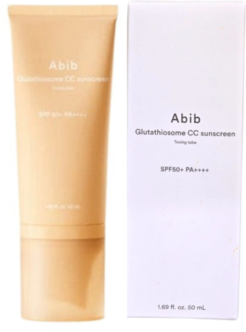 아비브 글루타치온좀CC선크림 토닝튜브, 50ml, 1개