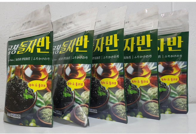 올리브녹차&곱창돌자반, 60개, 35g