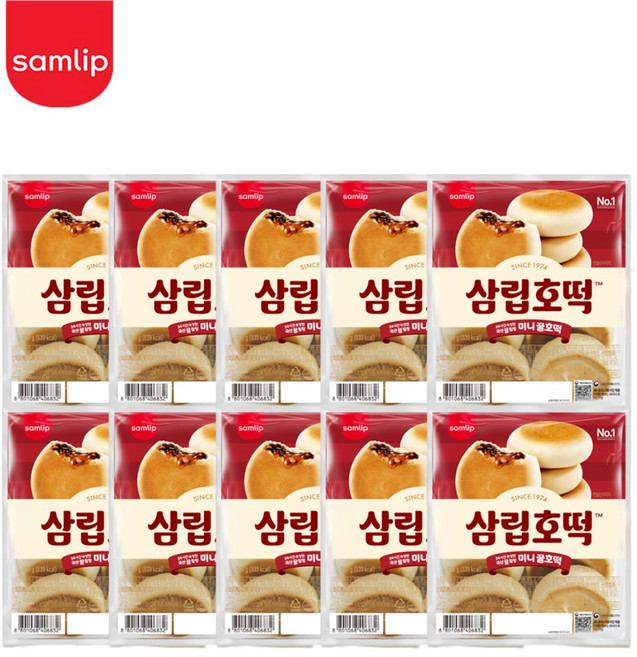 삼립 신선가득 꿀호떡 8개입, 200g, 10개