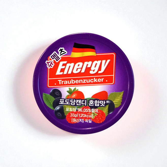 슈멜츠 에너지포도당캔디 혼합과일맛 33g, 1개