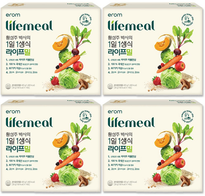 이롬 황성주 박사의 1일1생식 라이프밀, 30g, 56개