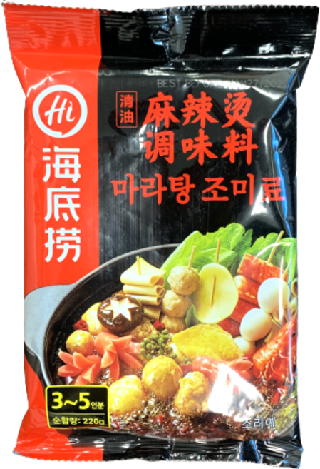 하이디라오 마라탕 소스, 220g, 1개