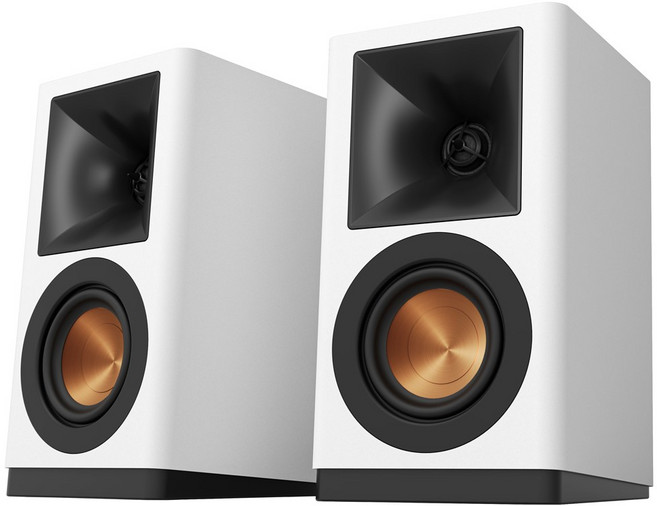 RESONO 컴퓨터 스피커 80W HIFI 액티브 블루투스 북쉘프 앰프내장형 TV 스피커 USB DAC RCA 옵티컬 지원 H320, 화이트