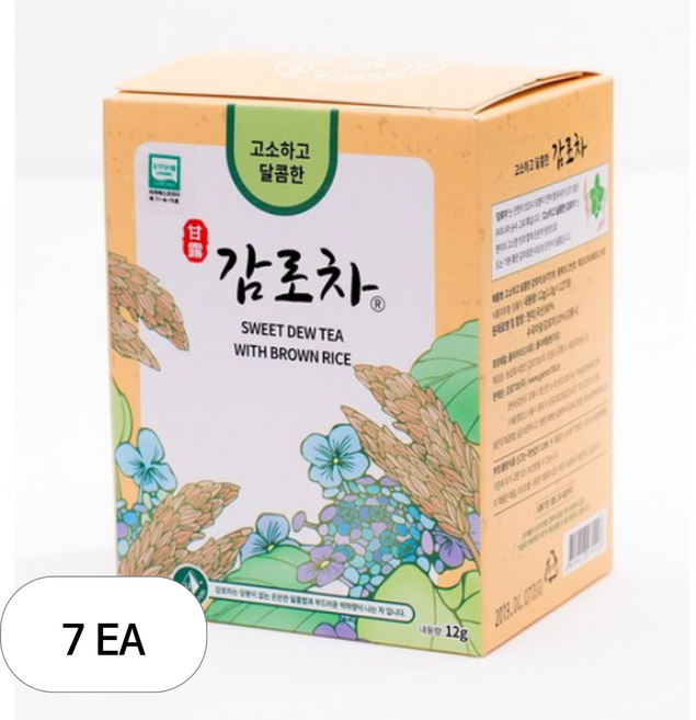 감로700 유기농 고소하고 달콤한 감로차, 12g, 12개입, 7개