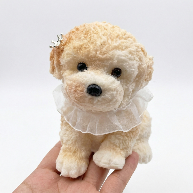 몽드라팡 강아지 말랑이 주물럭 장난감, 1개, 493g, 말티푸