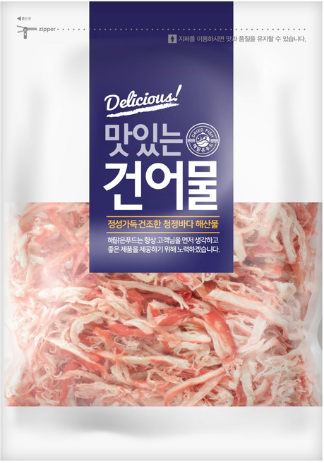 해맑은푸드 홍진미 오징어채, 1kg, 1개