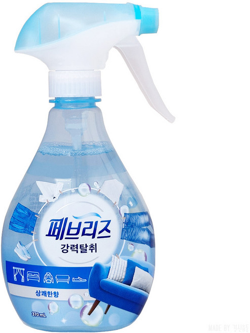 페브리즈 섬유탈취제 용기형 상쾌한향, 7개, 370ml