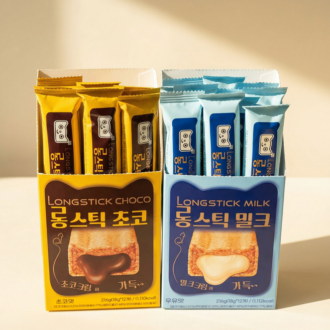 롱스틱 밀크_초코맛, 1세트, 432g