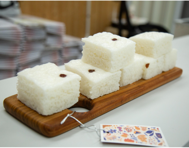 [광양 기정떡] 백미 기정떡 (반판) 24개입, 1박스, 2.5kg