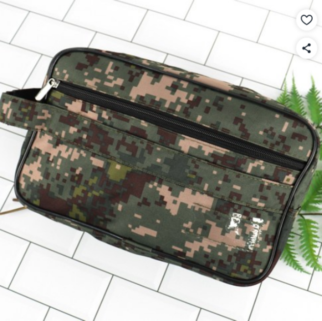 디지털 손가방 세면백 군인 자대용품, 1개