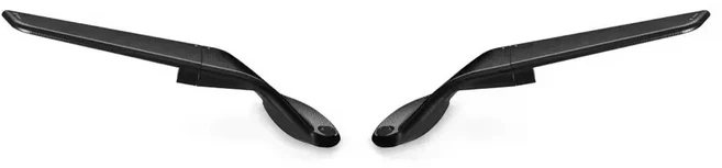 혼다 CBR650R 2019-2024용 신형 오토바이 사이드 미러 개조 윈드 윙 조절식 회전, 02 no logo