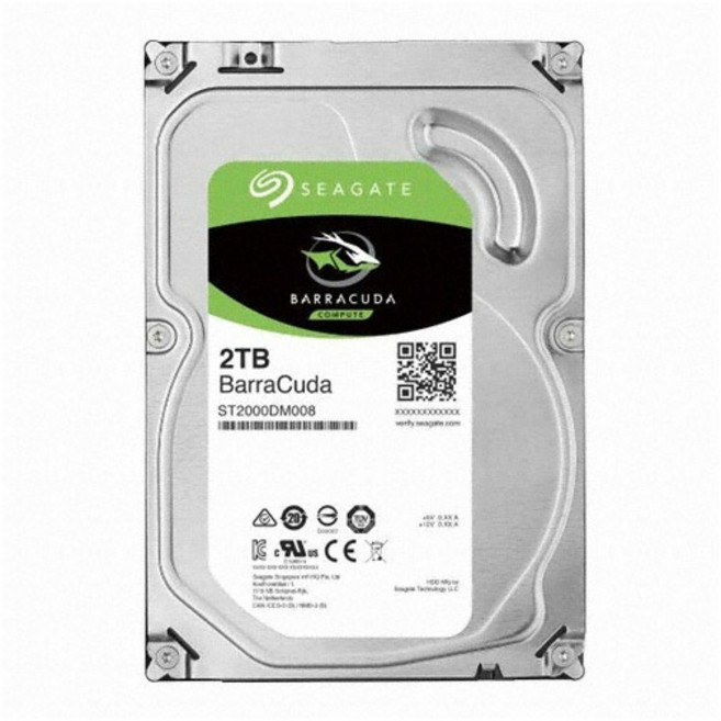 Seagate ST2000DM008 2TB HDD 3.5인치, 1개