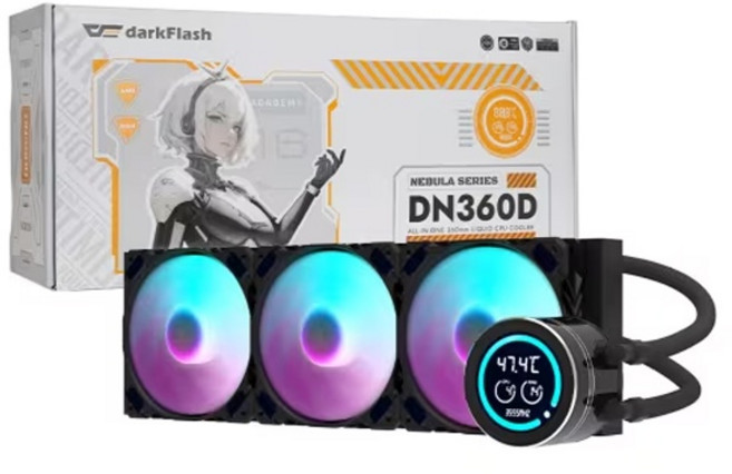 [darkFlash] NEBULA DN-360D ARGB [CPU쿨러] [블랙], 1