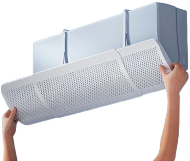 비바띵즈 벽걸이 에어컨 바람막이 무타공 걸이형, 1개, 기본형