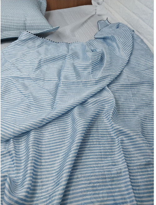 동행침장+ 멜로 풍기인견 홑이불 국내산, 블루