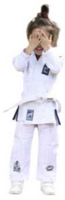 플루오리 화루 주짓수 어린이 GI 무도복 유도복 아동 화이트