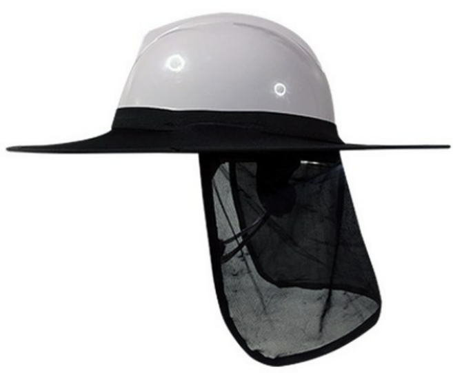 대원안전 안전모 그늘이 햇빛가리개 자외선차단, 2개, 블랙