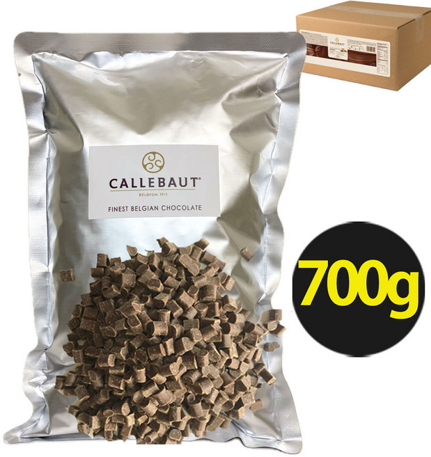 [벨기에산] 칼리바우트 밀크 청크 초콜릿 깔리바우트 초코칩 밀크초코렛 우유맛초코, 1개, 700g