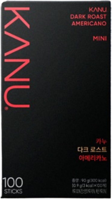 (동서식품)맥심카누 다크 로스트 스위트 아메리카노 미니(3.0g x 100T)커피, 1개, 100개입