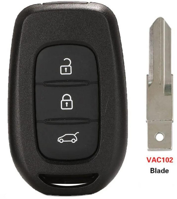 더스터 심볼 트래픽 산데로 로건 클리오 캡처 라구나 마스터 시닉 리모컨 자동차 키 쉘 케이스, 1개, 색상: 6. 3 BT VAC102 Blade
