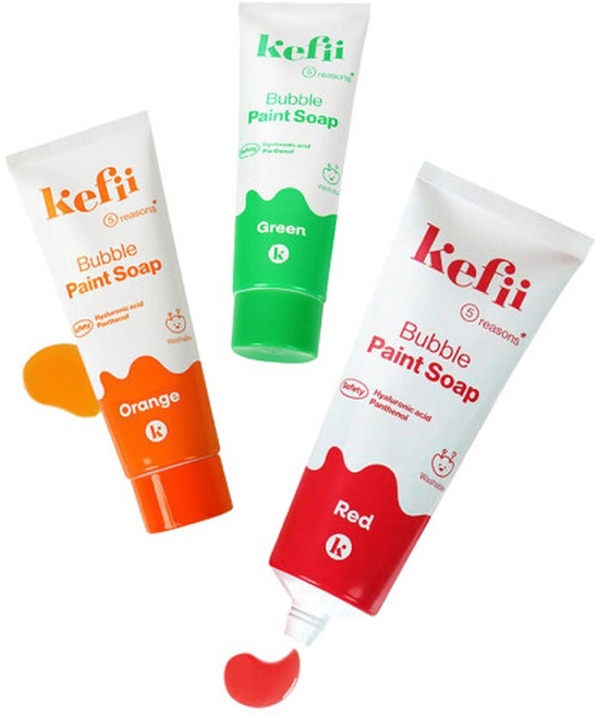 케피 버블클렌저 페인트 솝 3종 택1, 케피버블클렌저 페인트솝 레드, 1개