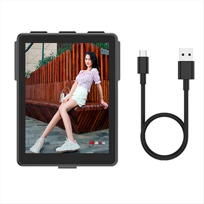 미니 셀카 Vlog 모니터 모바일 화면 스마트폰 후면 카메라 버전 프로젝션 원격 사진, 검은색