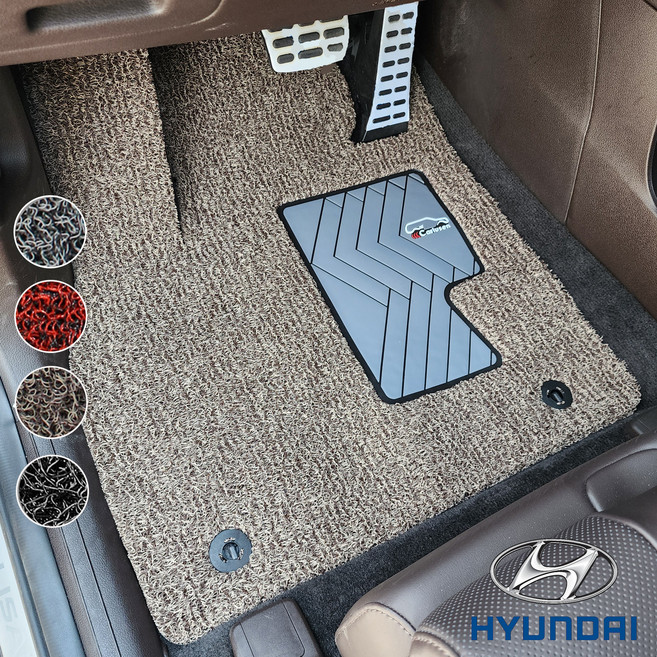 카루젠 현대자동차 코일매트 일반형 운전석만 운전석특화 확장형 차량용 전차종 전좌석, 2019.11~, 카루젠_운전석만(일반형), 더뉴그랜져IG(FACELIFT포함)LPG