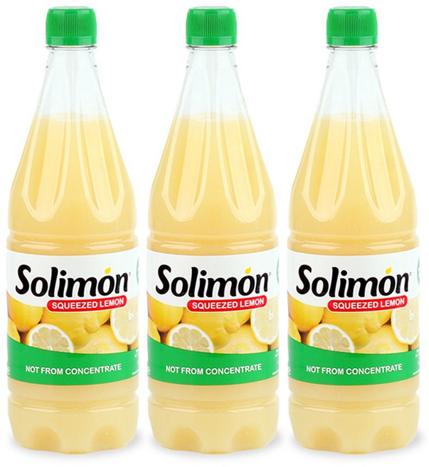 솔리몬 스퀴즈드 레몬즙, 1L, 3개