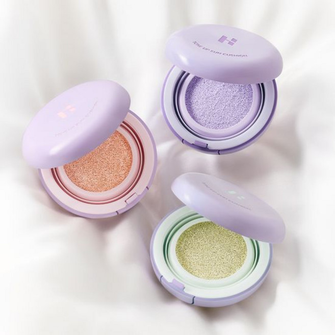 【Q家】現貨 Holika Holika 偽素顏防曬氣墊 隔離 防曬 校色 潤色 Tone up Sun Cushion, 1個, 01 粉色