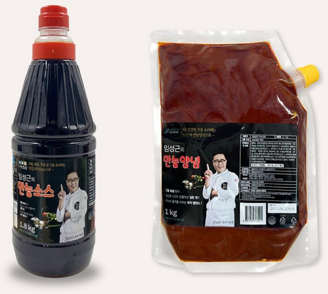 식당용 한식대가 대용량 만능양념장 소스 시리즈 / 게장 세트 꽃게 요리 밥, 만능 양념 1kg, 1개