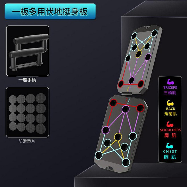 多功能健身板 訓練器材, 健身板 防滑墊, 如圖