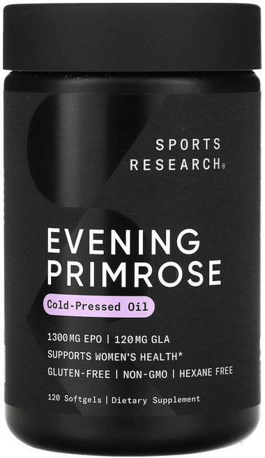 스포츠리서치 이브닝 프림로즈 1300mg 소프트젤, 120정, 1개
