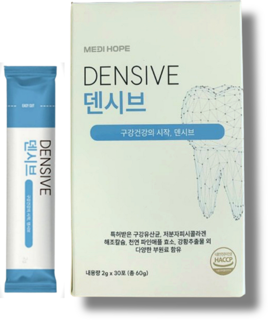 메디홉 덴시브 특허 구강유산균 함유, 5개, 60g
