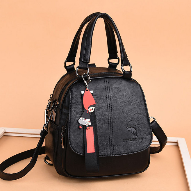 Sevalo 여성 미니 백팩 크로스백 숄더백 멀티 가죽 가방