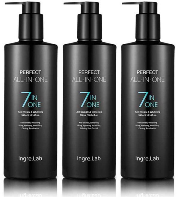 인그리랩 남성용 5in1 퍼펙트 올인원, 300ml, 3개