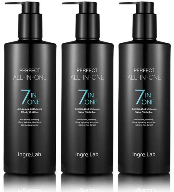 인그리랩 남성용 5in1 퍼펙트 올인원, 300ml, 3개 - 쿠팡