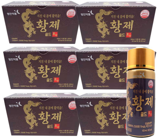 영진약품 황제골드, 60개, 100ml