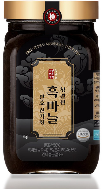 청결원 고창선운명가 발효 흑마늘청 즙 진액, 2kg, 1개