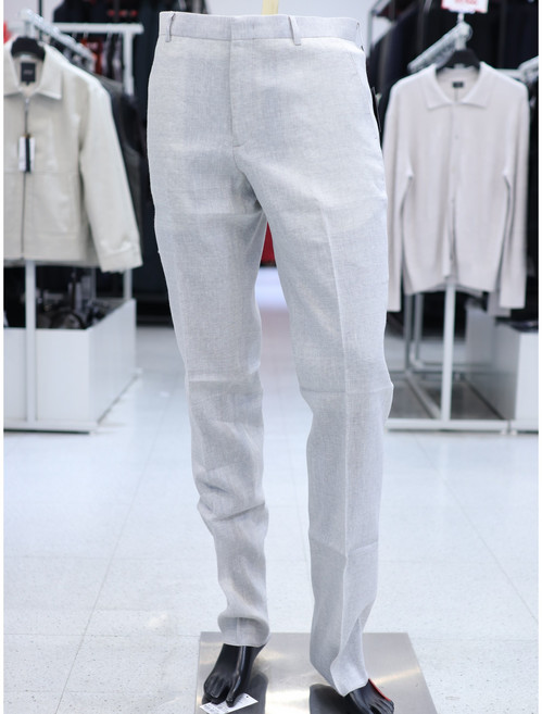 STCO SS 여름 아이보리 린넨 울혼방 수입원단 정장바지 (클래식핏) SSLWB96