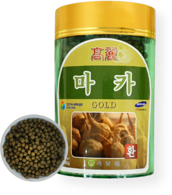 마카환 남성 남자 산수유 복분자 페루산삼 마카 분말 가루 환, 2개, 300g