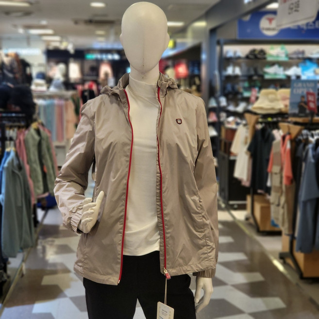 루이까스텔 가을 여성 골프 후드 안감형 점퍼 7LDJP901 라이트 그레이 루이777