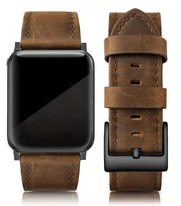손목공방 애플워치 소호 가죽 스트랩, 카멜