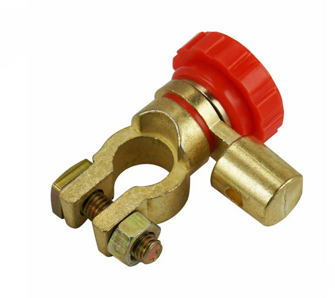 락모터스 자동차 배터리 전원차단장치 12V-24V 킬스위치 밧데리 방전방지 단자 전원차단 스위치, 1224L, 1개