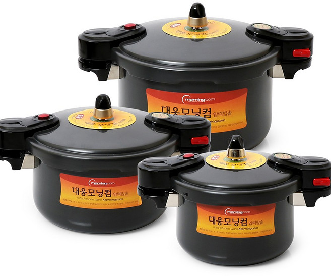 대웅 경질 압력밥솥 + 고무패킹, 블랙, 1세트, 2.5L