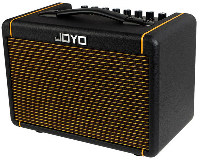 JOYO 조요 AC-20S 어쿠스틱기타 앰프 20W 3종 이펙트 마이크 입력 충전, 1개
