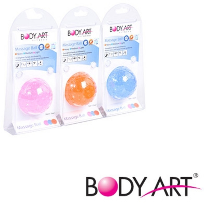 바디아트 젤리 미니 마사지볼 악력기, 오렌지, 1개