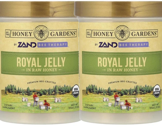 잔드 로열 젤리 인 로우 허니 Sand Royal Jelly In Raw Honey 312g, 2개 - 쿠팡