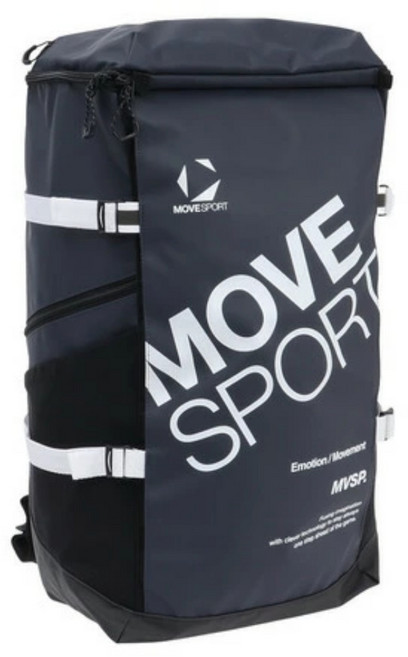 데상트 스퀘어 백팩 40L PC수납 대용량 배낭 ST5SBP40U 네이비